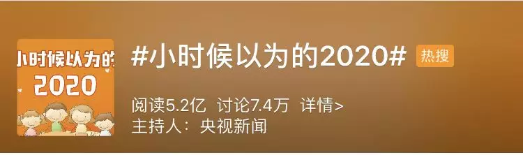 小時候以為的2020居然馬上要來了!